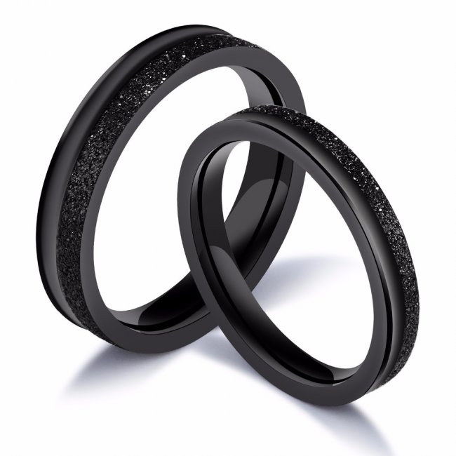 Черные обручальные кольца