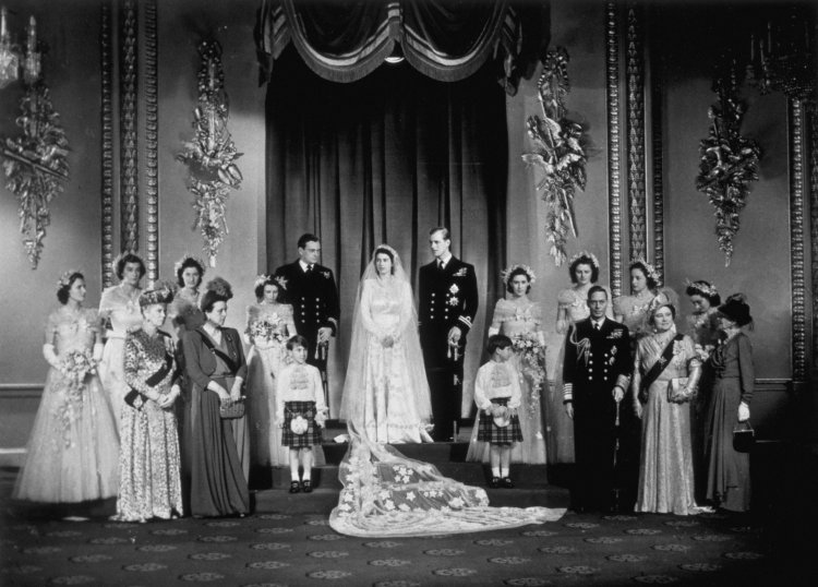 Свадьба принца Филиппа и королевы Елизаветы