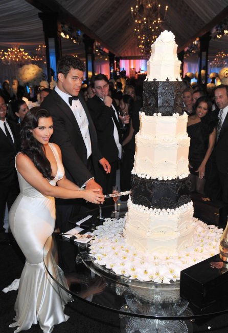 Свадебный торт Ким Кардашьян и Криса Хэмфриса
