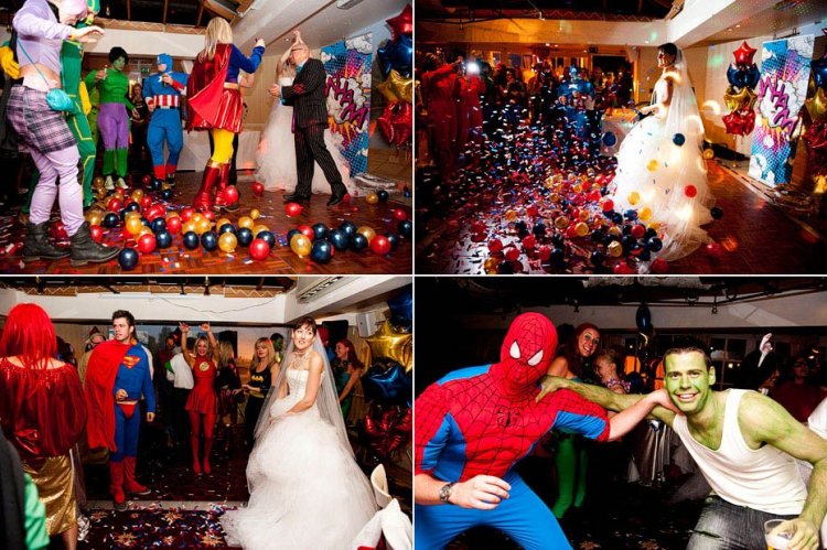 Свадьба в стиле Супергероев