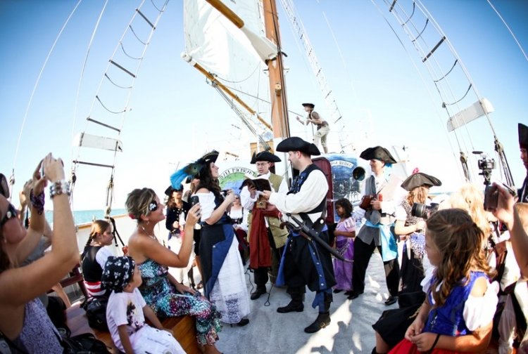 Сценарий пиратской свадьбы