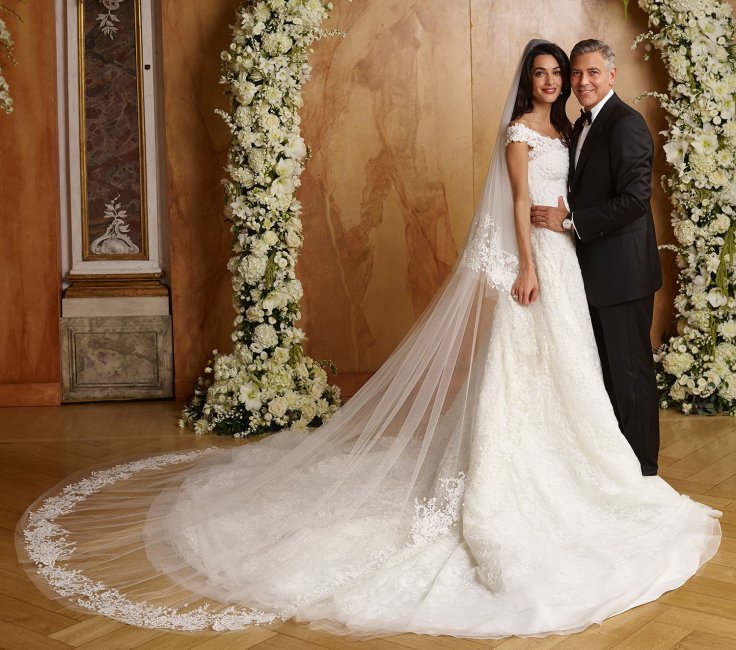 Свадебное платье Амаль Клуни