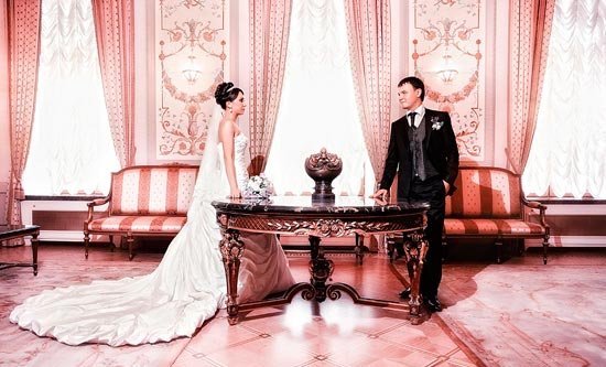 Свадебная фотосессия во дворце