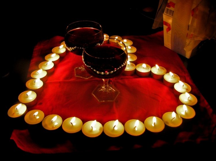 Свечи для создания романтики