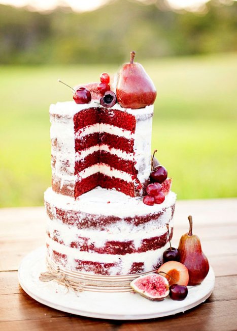 Тортик из бисквита на свадьбу