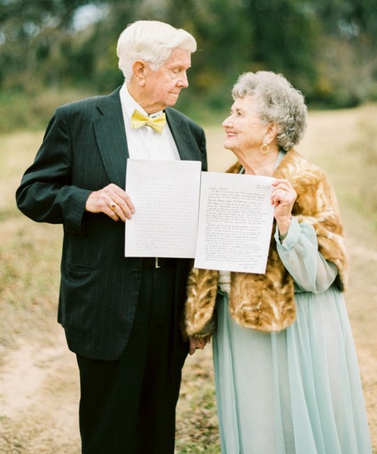 Письма счастья на золотой свадьбе
