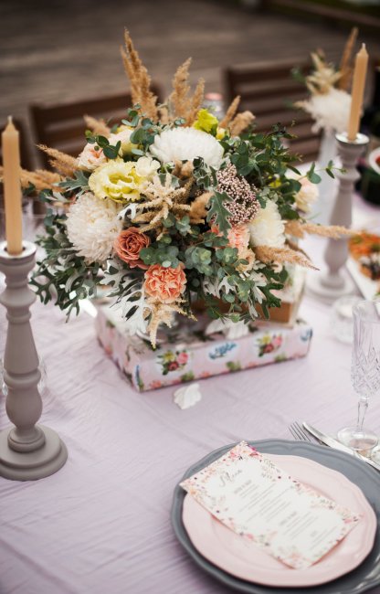 Цветы в декоре итальянской свадьбы