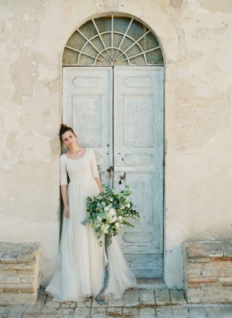 Платье невесты на итальянской свадьбе