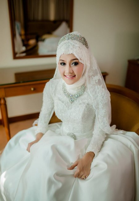 Турчанка в свадебном платье