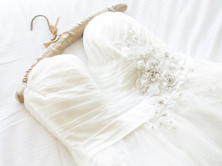 Уход за свадебным платьем