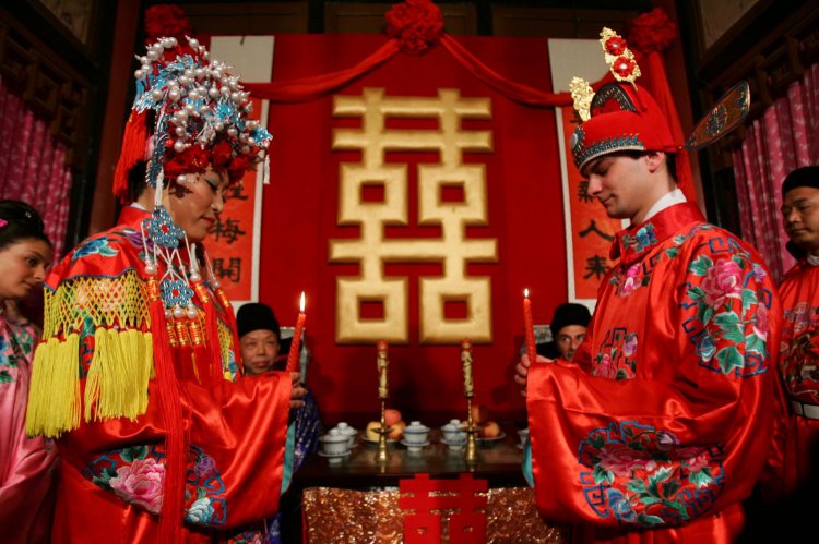Китайская церемония бракосочетания