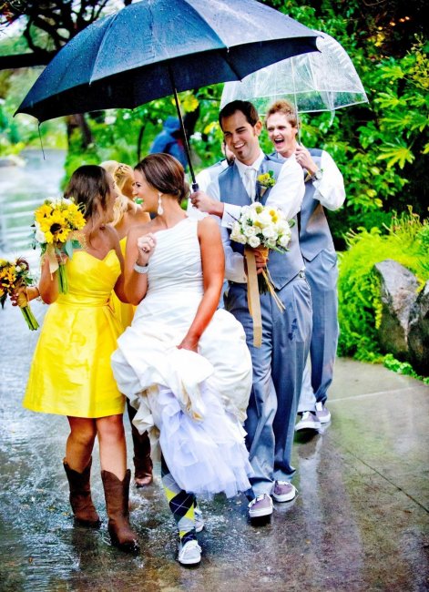 Если на свадьбу идет дождь
