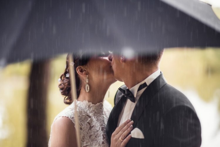 Свадьба в дождливый день