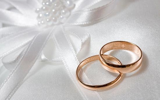 Классические венчальные кольца
