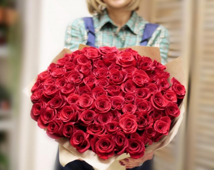 Букет роз для любимой жены