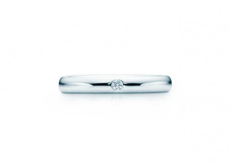 Обручальное кольцо Tiffany&Co из платины