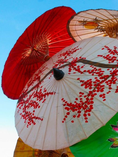 Китайский зонт для свадьбы