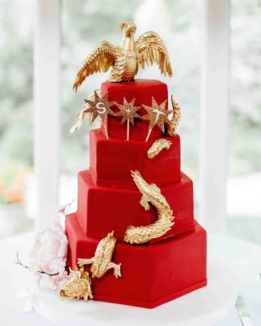 Свадебный торт в китайском стиле