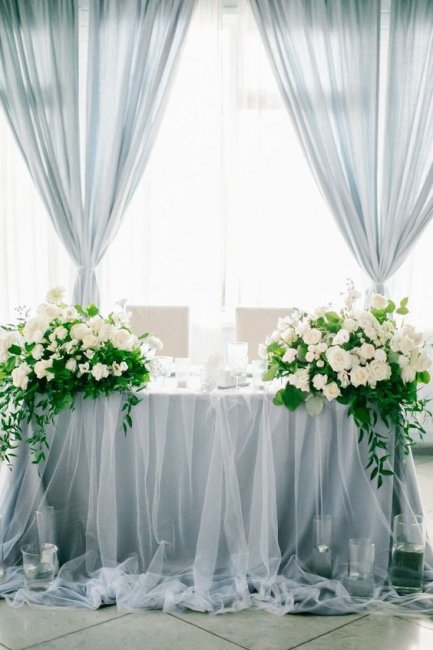 Серый цвет в декоре свадебного торжества