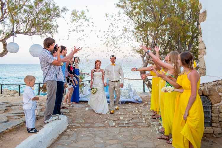 Свадьба в греческом стилк