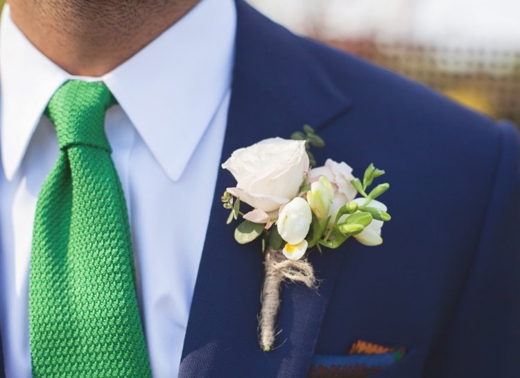 Оформление свадьбы в сине-зеленом цвете