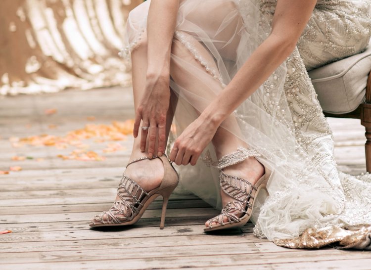 Высокий каблук для низких невест