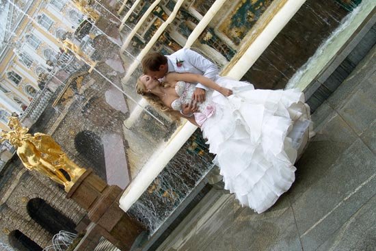 Свадьба в Петергофе
