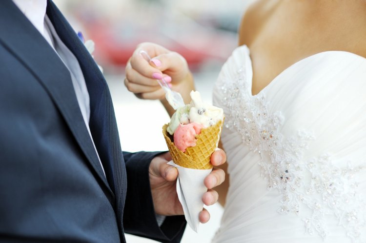 Мороженое на свадьбу