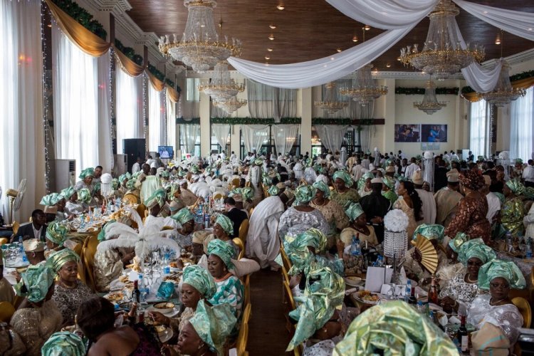 Пышная нигерийская свадьба
