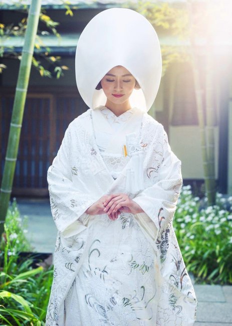 Свадебный образ японской невесты