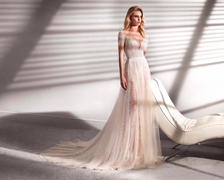 Красивое свадебное платье 2021