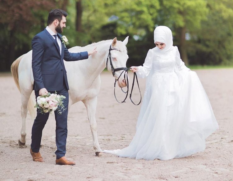 Прибытие за невестой у мусульман