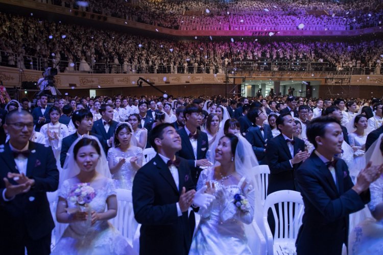 Массовая свадьба в Пекине