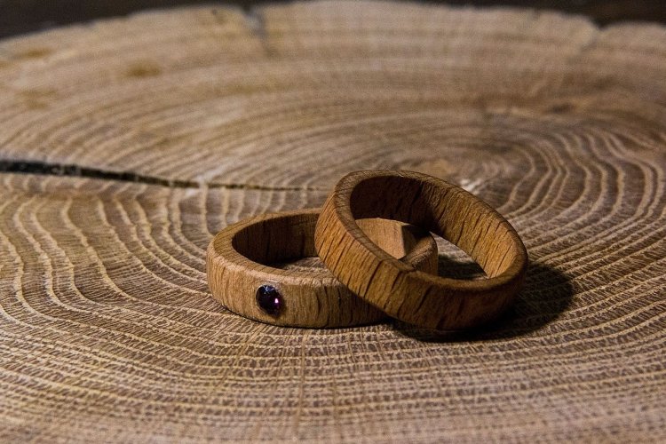 Деревянные кольца для молодоженов