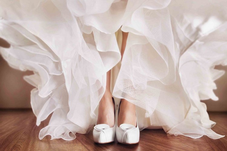 Обувь под платье для невесты