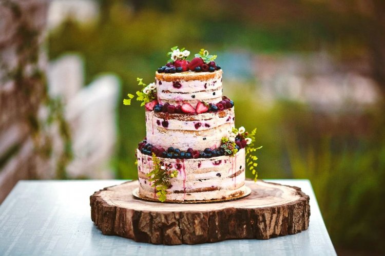Стиль свадебного торта