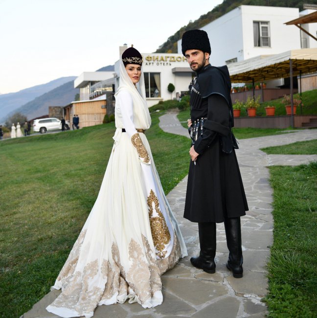 Сати и Стефано в Осетии