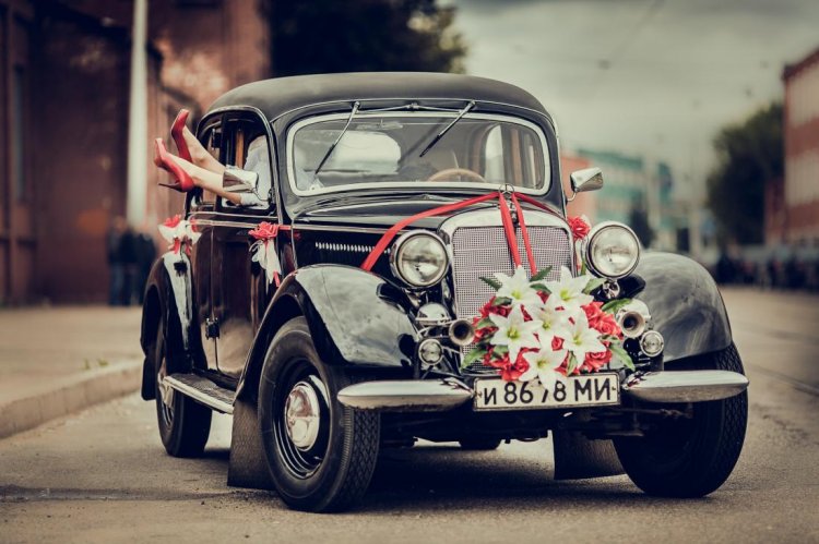 Ретро-авто на свадьбу