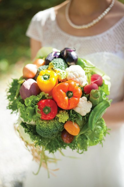 Букет с овощами