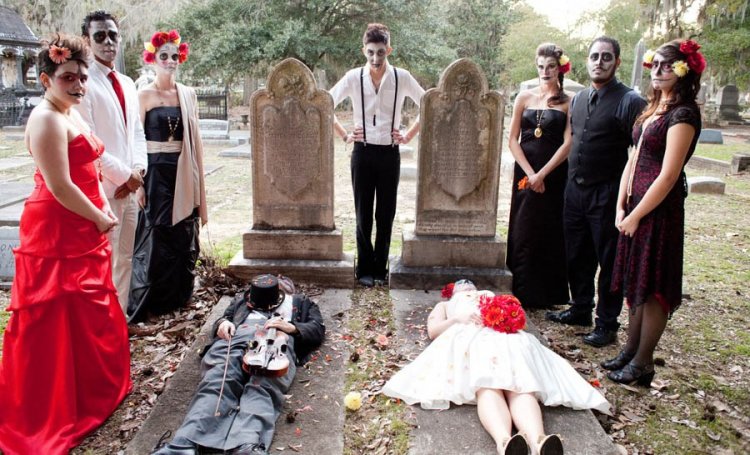 Свадьба в стиле похорон