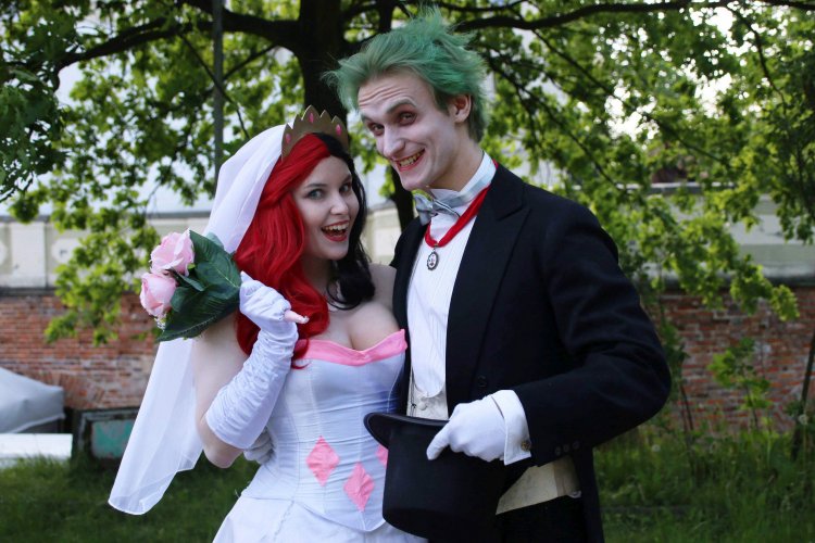 Свадьба в стиле Джокера и Харли Квин