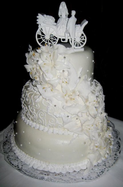 Красивый свадебный торт