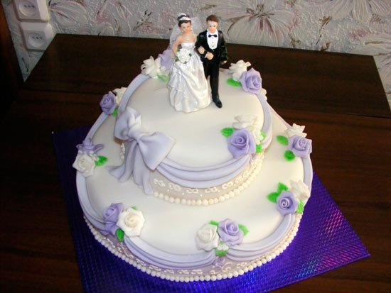 Чудесный тортик на свадьбу