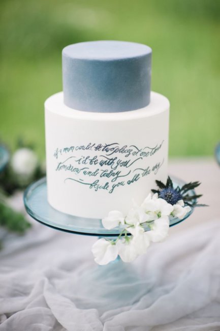 Слова из клятвы на свадебном торте