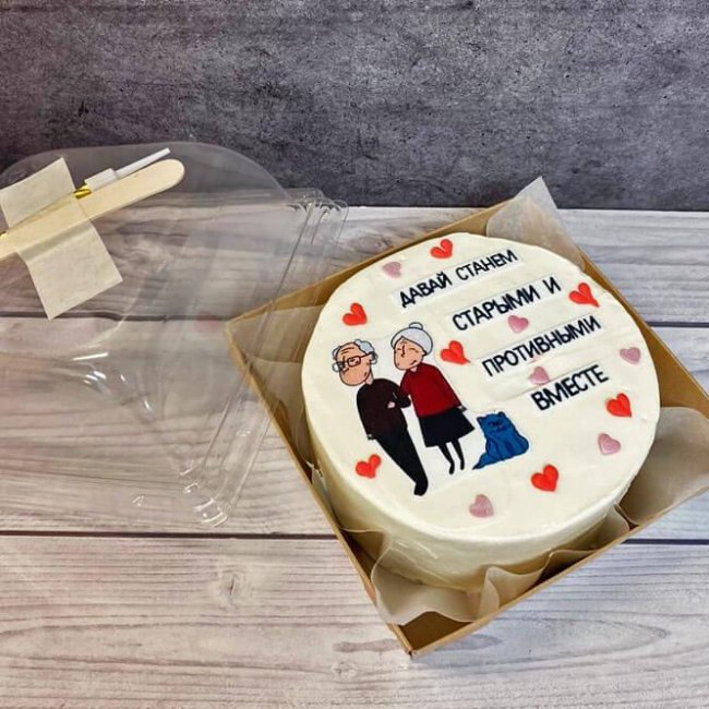 Декор бенто торта на годовщину свадьбы