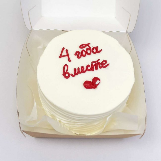 Бенто торт на годовщину свадьбы с количеством лет