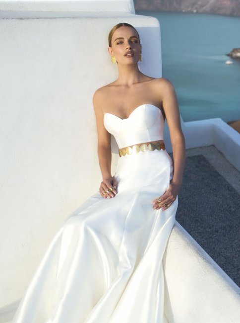 Свадебное платье в стиле минимализм