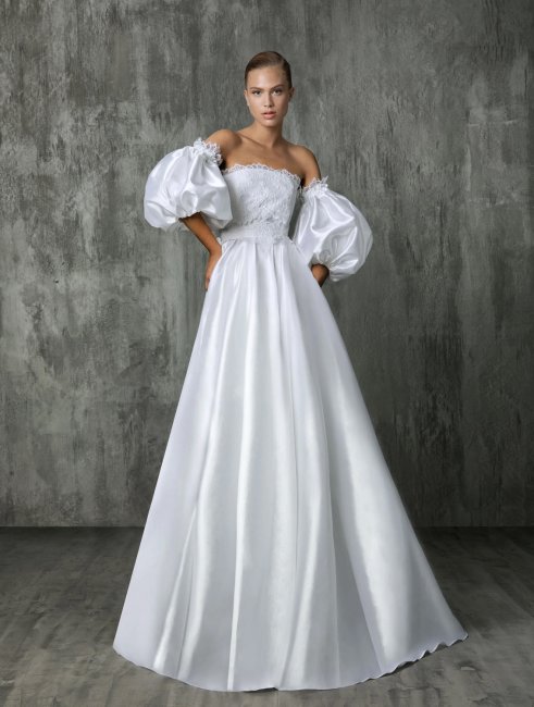 Свадебное платье для широких плеч