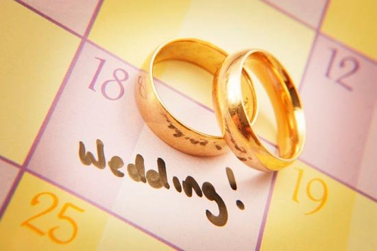 Что учитывать при выборе даты свадьбы