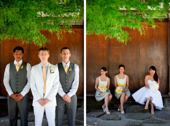Свадебные наряды в сером цвете